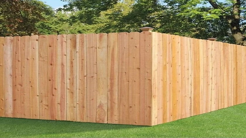 Wood Privacy Fence Dog Eared